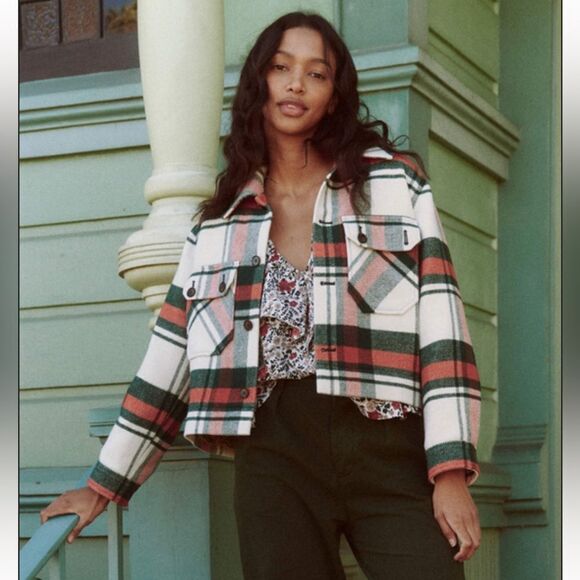 NEW The Great The Smith Jacket in Great Barrier Plaid Size Small - Picture 1 of 12